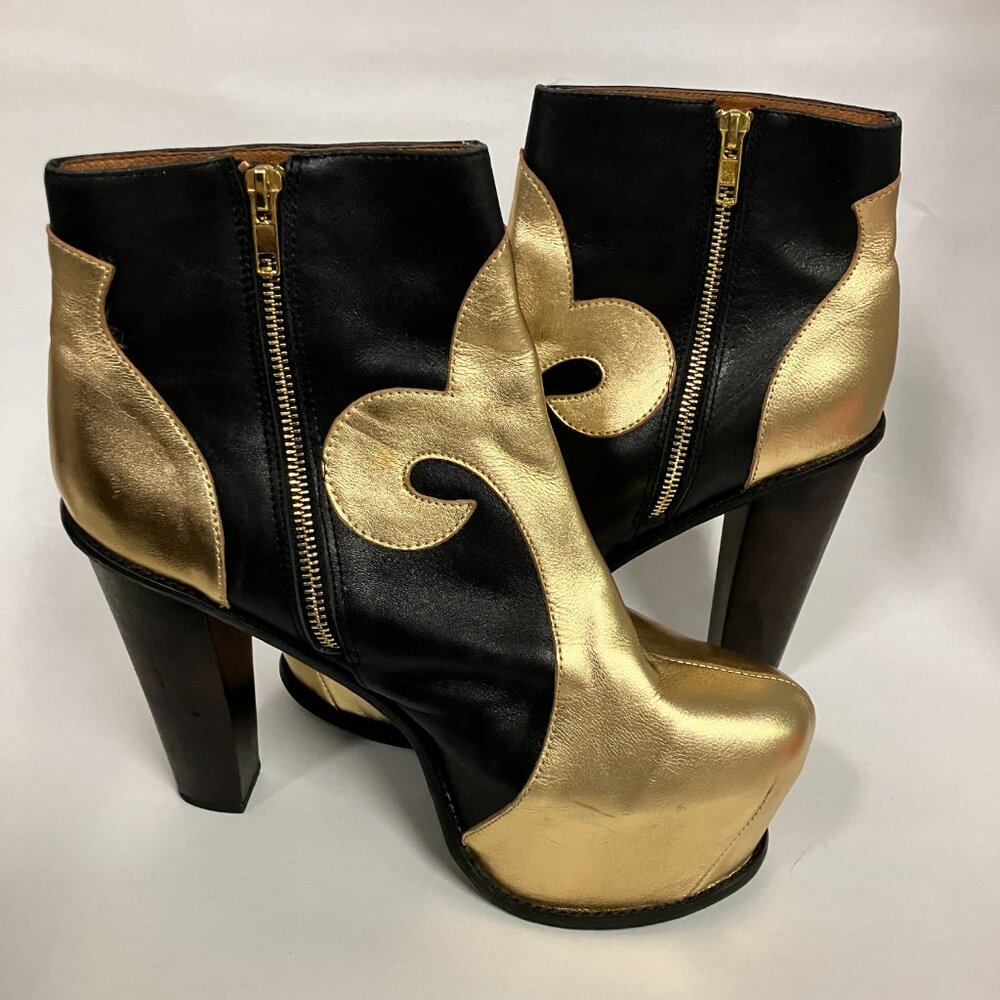 HAWT!!! Jeffrey Campbell x Stolen Girlfriends Club EMMA Boots! *RARE!!!* Size 10 - Picture 5 of 12